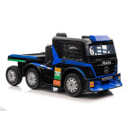 Elektrický Kamión s prívesom Mercedes XMX622B LCD námornícka modrá